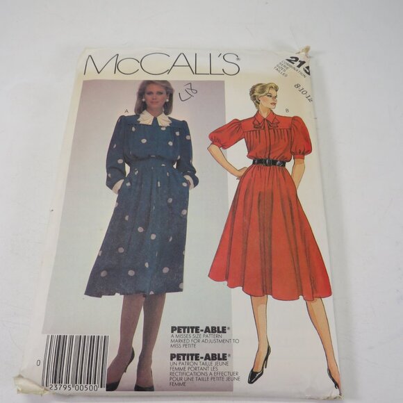 McCalls 2158 clothing pattern Dress size 8-12 UNCUT - Picture 2 of 8